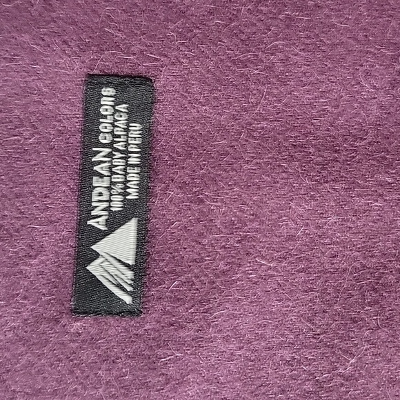 Andean Colors 100% Baby Alpaca Scarf Made in Peru - Picture 4 of 4